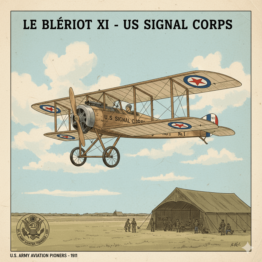 Le Blériot XI de l’US Air Force : Une icône française sous les couleurs américaines