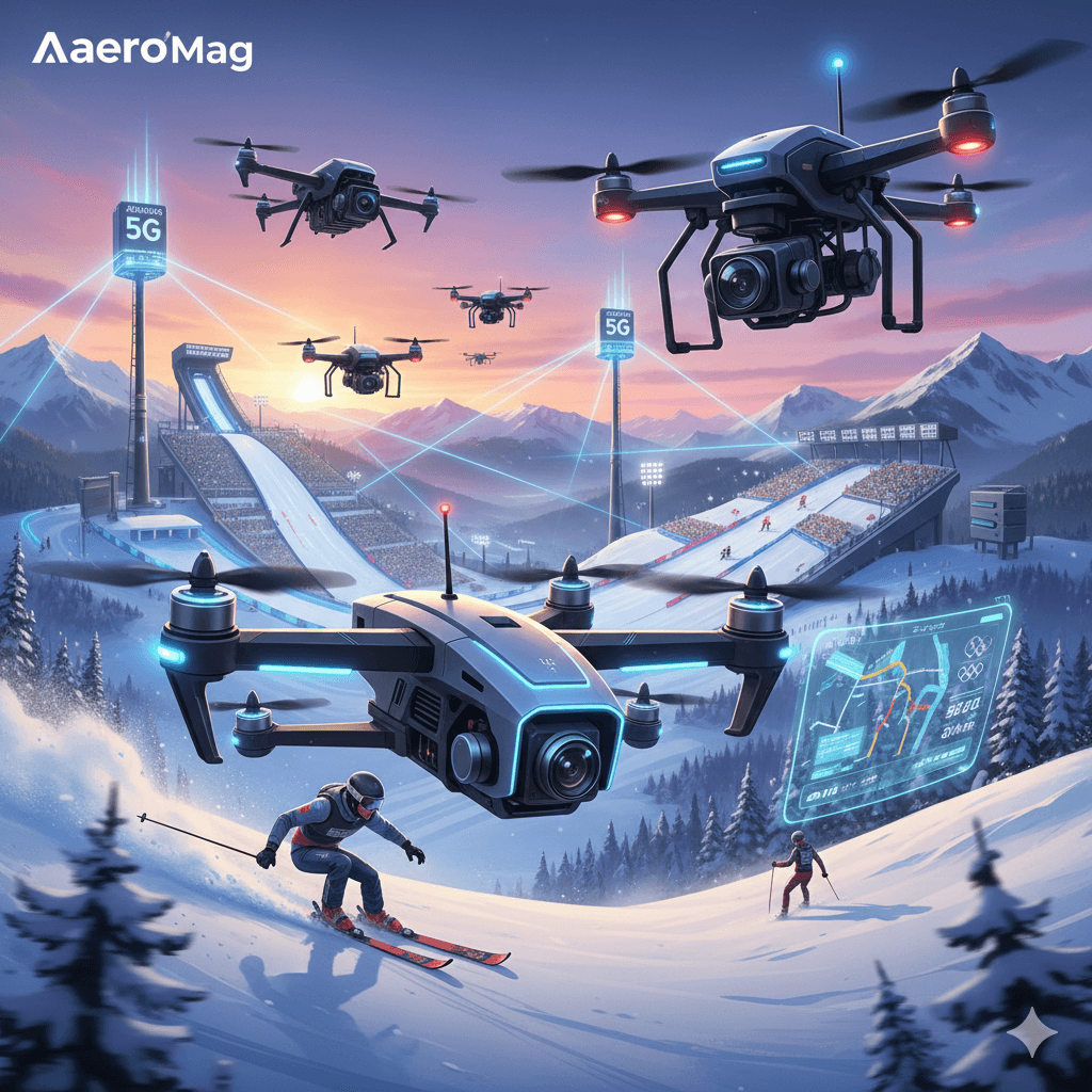 Avec leurs drones, les Italiens révolutionnent la retransmission médias des Jeux d’Hiver